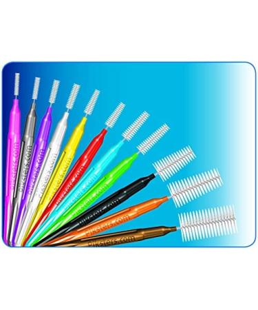 Piksters Interdental Brushes Size 1 Purple Handle - 10 Count Pack | Dental Cleaning Tool - Buy Online on GoSupps.com