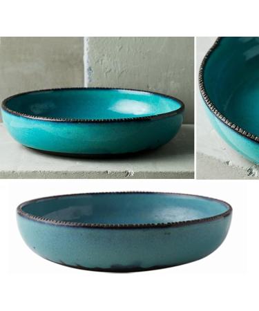 Original Household Ceramic Soup Bowl Bowl Creative Fruit Bowl Salad Bowl Restaurant Shallow Bowl Bowl Mixing Bowl Green Kitchenware Plate - Buy Online on GoSupps.com