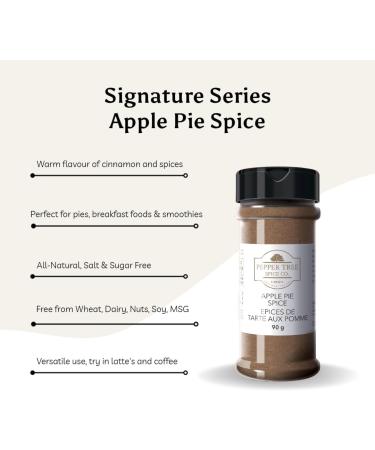 Apple Pie Spice Blend - Cinnamon Nutmeg Ginger - Salt & Sugar Free - Buy Online on GoSupps.com