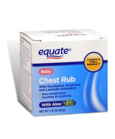 Equate - Baby Chest Rub 1.76 oz (Compare to Vicks BabyRub)