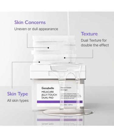 Genabelle Melacare Intensive Full Set - Melacare Intensive Cream (1.69 fl oz) & Spicule Toning Shot Ampoule (0.03 fl oz* 3ea) & Jelly Touch Dual Pad (4.05 fl oz) - Buy Online on GoSupps.com