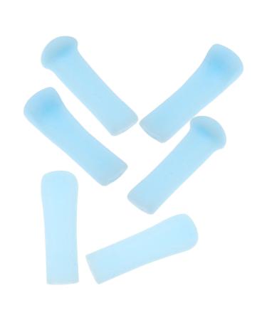 Hemoton Earwax Cleaner Tips 6 Pack Visible Ear Wax Removal Tools Soft Silicone No Irritation