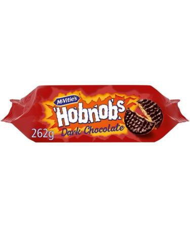 Dark Chocolate Biscuits Bundle which Contains McVitie's Hobnobs 262g - Pack of 2 with Grocery List Card - Buy Online on GoSupps.com