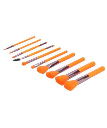 Soft Hair Eyeshadow Loose Powder Makeup Brush Set for Beginners | Orange Cosmetic Tools - Buy Now - Buy Online on GoSupps.com