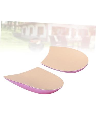 FOMIYES Height Increasing Insoles - Shock Absorption Gel Shoe Lifts for Men & Women - 3 Pairs of Orthopedic Height Insole - Pink PU Insoles - Buy Online on GoSupps.com