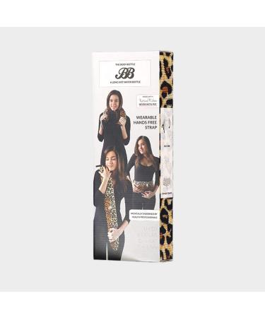 YUYU 75cm x 12cm Long Hot Water Bottle with Wearable Strap - Leopard Print Eco Bottle | 6 Hours of Warmth | 2 Year Warranty - Buy Online on GoSupps.com