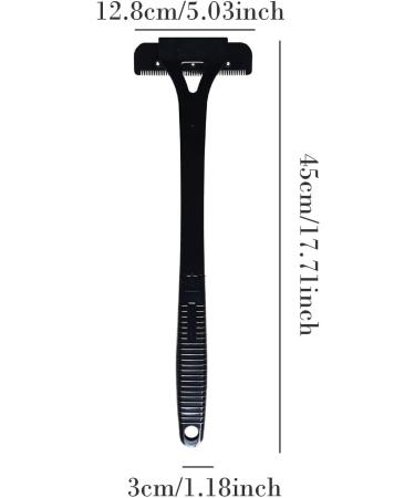 Back Hair Remover for Men - Long Handle Body Hair Cutter & Razor - Manual Hair Removal Tool for Quick Trimming & Body Care - Buy Online on GoSupps.com