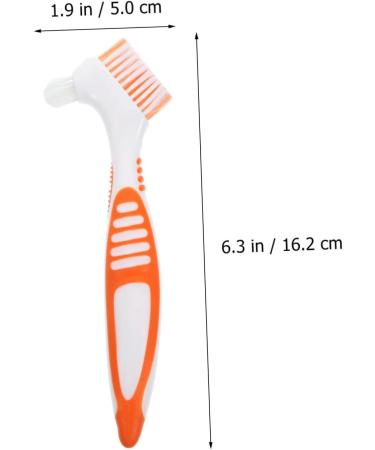 HAPINARY 4pcs Denture Toothbrushes - Double Head PP Material for Effective Cleaning | Buy Internationally - Buy Online on GoSupps.com