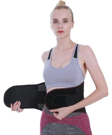 Lumbar Support Back Brace for Men Women 3D Waist Trainer for Lifting Back Pain Sciatica Scoliosis Herniated Disc Lower Back Straps Ergonomically (Color : Black Size : Medium) (Black X) - Buy Online on GoSupps.com