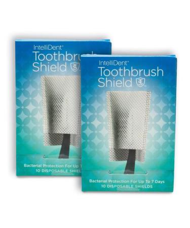 Toothbrush Shields - Toothbrush Head Cover Caps - Breathable Quick-Drying & Disposable - Perfect for Travel Home & Office Use - 20 Count (Pack of 2)