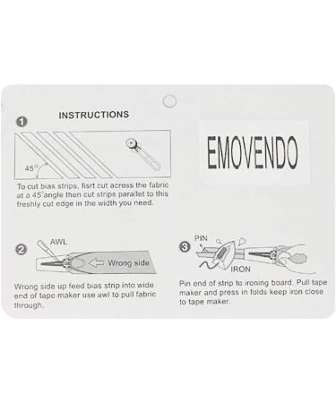 Sewing Quilting Fabric Bias Tape Maker Tool Set - 6mm, 12mm, 18mm, 25mm - Set of 4 - Buy Online on GoSupps.com