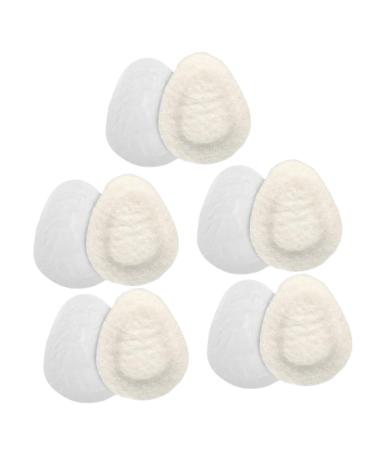 Beaupretty 5 Pairs Felt Foot Pad Felt Forefoot Pads High Heels Pads High Heels Inserts Supple High Heel Pads Shoe Cushion Shoes Tongue Pads Adhesive Metatarsal Pads Supple Foot Palms Pads