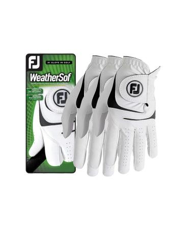 FootJoy Men's Weathersof Golf Gloves S White
