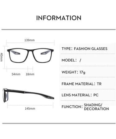 Men's Ultra-Light Anti-Blue Light Cycling Glasses | Dual Focus Presbyopic Readers - Portable & Lightweight (Black+Orange) - Buy Online on GoSupps.com