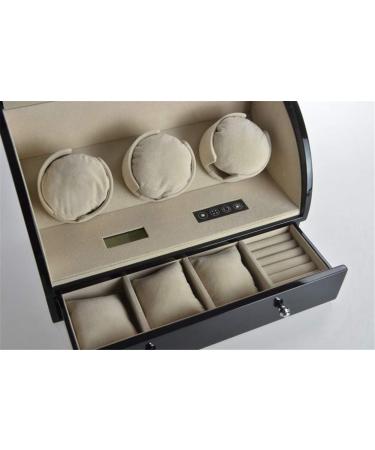 3+3WatchesAutomaticWatchWinderDisplayWoodenStorageCaseGlossWristWatchWinderRotatorSilentMotorwithDrawer Needed - Buy Online on GoSupps.com
