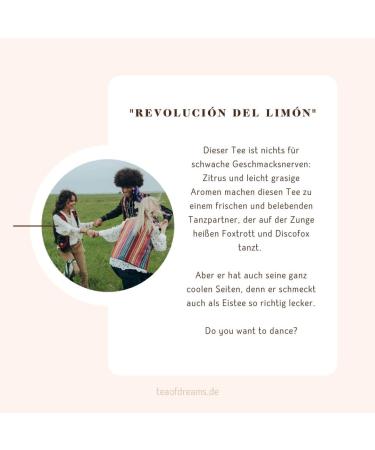  Tea of Dreams "Lemon Revolution" Organic Tea | Hot Lemon | with lemongrass apple and lemon balm | Loose Leaf Tea | 120 g - Buy Online on GoSupps.com