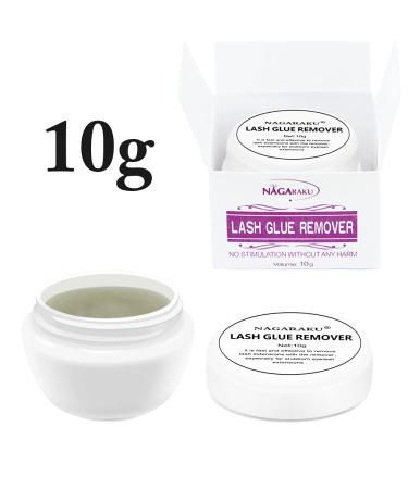 Nagaraku Eyelash Extension Adhesive Removal Cream Paste - 10g Mild Gel for Fast Action Glue Removal | Professional Salon Eyelash Accessories - Buy Online on GoSupps.com