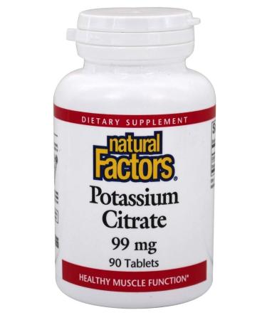 Natural Factors Potassium Citrate 99 mg 90 Tablets