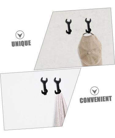 Alipis Iron Wrench Hook Decorative Coat Hooks Kitchen Wall Hooks Hat Hook Door Back Hanger Hanging Decorate - Buy Online on GoSupps.com