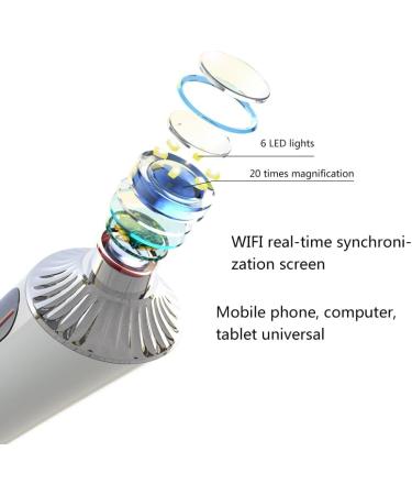 Blackhead Remover Pore Vacuum black head remover for face with 5 Suction Power & 1080P HD Camera - Buy Online on GoSupps.com