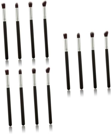 Baluue 12 Pcs Eye Make-up Brush Kit Eye Shadow Brushes Lip Scrubber Brush Makeup Brush Lip Scruber Black - Buy Online on GoSupps.com