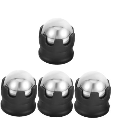 ToddMomy 4 pieces hand massage ball Massage ball roll Manual roller massager Muscle massage roller muscle massage ball Cryospheric roller Cold roller roller metal ball steel plastic