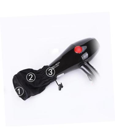 Beatifufu 1pc Wind Shield Pocket Hair Dryer Diffuser Blow Dryer for Curly Hair Dryer Shield Black - Buy Online on GoSupps.com