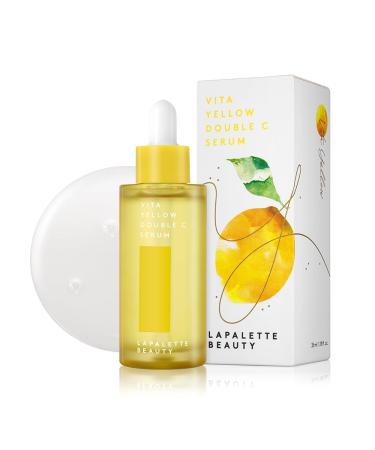 Beauty Vita Yellow Double C Serum. 1.18 Fl.oz | Nourishing & Skin Firming Effects | 9 Essential Vitamins | Korean Skincare