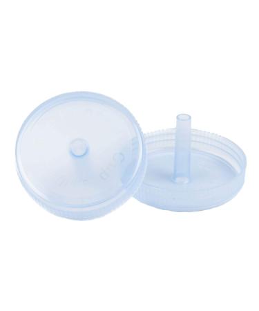 Sammons Preston Replacement Lids for Kennedy Cup, Pack of 6 Replacements Lids, Adult Sippy Cup Lids, Spillproof Lids with Straw Hole for Kennedy Cups, Drinking Aids for Disabled