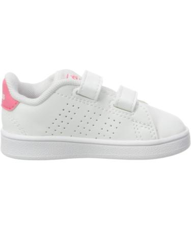 adidas Kids Advantage Cf I Sneaker Child | White Ftw Bla Rosrea | Size 2.5 UK - Buy Online on GoSupps.com