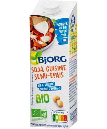 BJORG - Soja Cuisine Semi Thick 25Cl - Pack of 4 - Buy Online on GoSupps.com