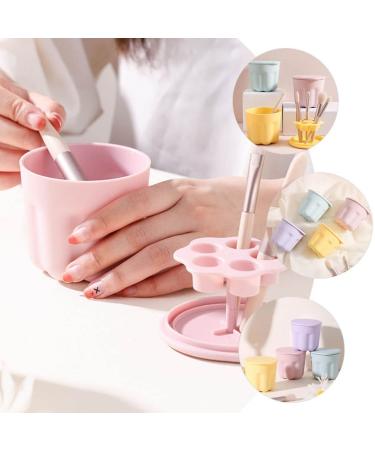 Shop 2 Sets PP Washing Bowl Brush | Sky-Blue Makeup Tool Cleaner Kit | Essential Brush Cleaning Supplies - Buy Online on GoSupps.com