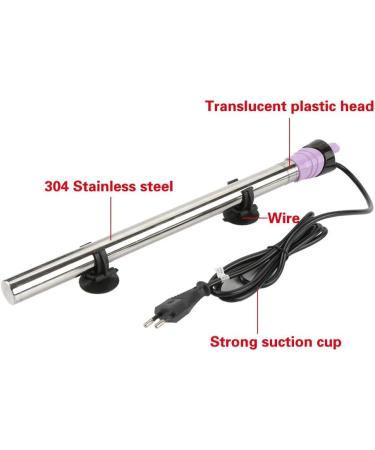HEEPDD Aquarium Heater - 50W 100W 200W 300W 500W Stainless Steel Electrical Thermostat | Ideal for Fish Tanks - Buy Online on GoSupps.com