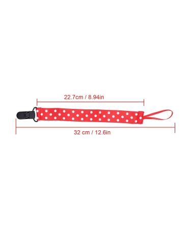 Crazy Sale Pacifier Holder - Safety Portable Baby Pacifier Clip (Red Dots) for Home | International Shipping Available - Buy Online on GoSupps.com