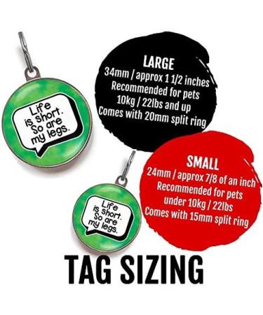Do Not Feed Cat Tag - Funny Custom Cat Tag - Nacho Cat Collar Tag - Colour Options Available (Small) - Buy Online on GoSupps.com