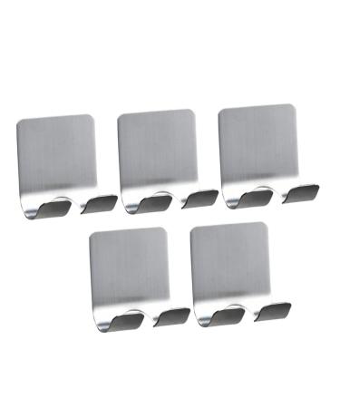 HomsfoU connector 15 pieces multifunctional hooks Storage hooks multi-purpose clothes Stainless steel S-hooks stainless steel bathroom hook punch-free hooks