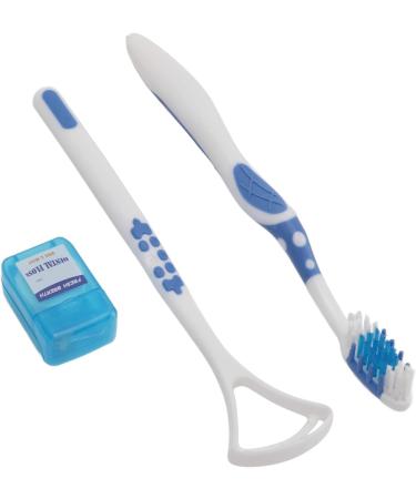 Reusable Tongue Scraping & Wound Cleaning Set - BPA-Free Dental Tools for Adults & Kids | Eliminate Bad Breath - Buy Online on GoSupps.com