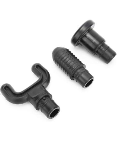 6 Piece Fascia Gun Massager Replacement Head Set | Ball U T-Shape & Round Heads for Ultimate Body Massage - Buy Online on GoSupps.com