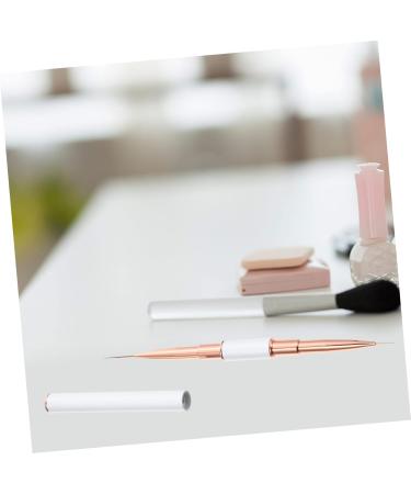 Beavorty pull line nail art pen mark pen marker pen nail art Double End Nail Pen nails brush pen gelt acrylic nail brush Double-ended Nail Brush Metal white fine tip UV - Buy Online on GoSupps.com