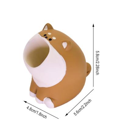 Animal Toothbrush Holder & Stand Organizer | Punch-Free Bathroom Storage for Makeup Brushes Razors & Toothpaste - Buy Online on GoSupps.com