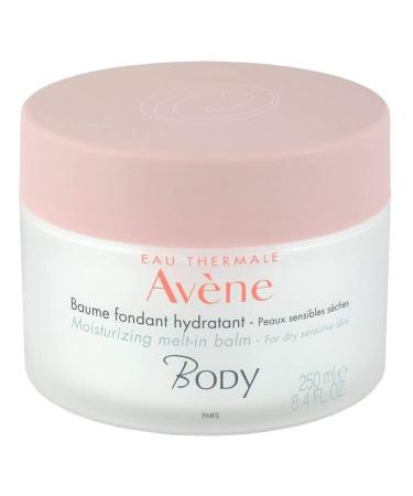 Eau Thermale Avene Moisturizing Melt-in Balm, Shea Oil Body Butter, Non-Greasy, Non-Sticky, Quick Absorbing, 8.4 oz.