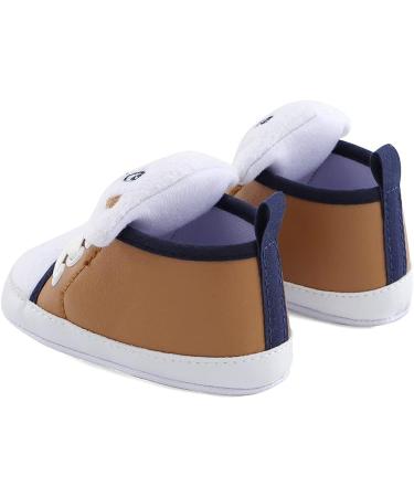 LACOFIA Baby Boys 3D Animal Sneakers | Infant Anti-Slip Soft Sole First Walking Shoes 12-18 Months - Khaki - Buy Online on GoSupps.com