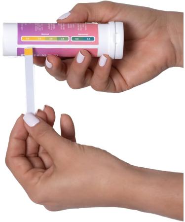 Seroflora Vaginal pH Test Strips for Women - Monitor Vaginal Health & Yeast Infection - 40 Pre-Cut pH Strips - Accurate Balance for Women's Acidity & Alkalinity - Buy Online on GoSupps.com
