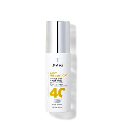 IMAGE Skincare DAILY PREVENTION Protect & Refresh Mist SPF 40 Broad Spectrum Sunscreen Spray 3.4 Fl Oz 3.4 Fl Oz (Pack of 1)