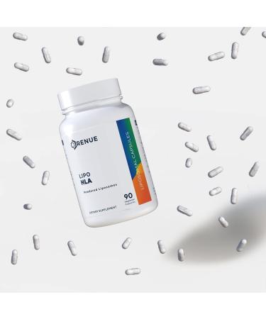 Renue By Science Hyaluronic Acid | HLA Liposomal Hyaluronic Acid Supplements | 90 Acido Hialuronico Capsules - 150mg Hylunaric Acid per Serving | Non-GMO | Made in The USA Third-Party Tested - Buy Online on GoSupps.com