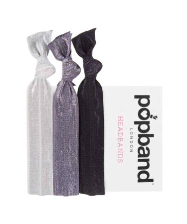 PopBand Headbands - 3 Pack Headbands - Black