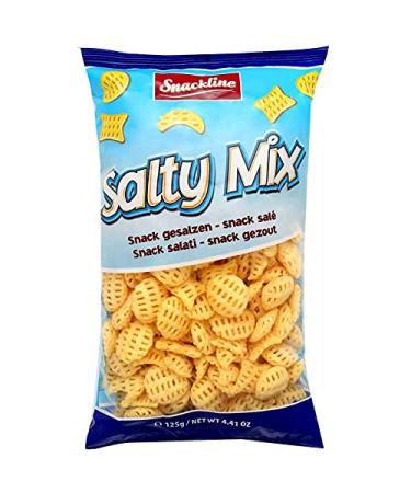 UNBRANDED - Salty Mix Potato Salty Snack 125g - Pack of 4 - Free and Fast Shipping