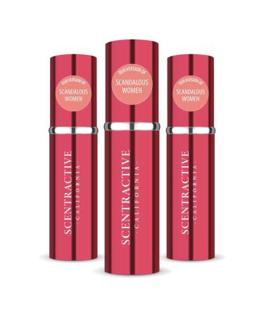 CA Perfume Impression of Jean P. Guiltier Scandalous For Women Replica Version Fragrance Dupes Concentrated Long Lasting Eau de Parfum Spray Refillable Atomizer Bottle 0.17 Fl Oz/5ml-X3 JEAN P. GUILTIER SCANDALOUS IMPRESSION 0.51 Fl Oz (Pack of 1)