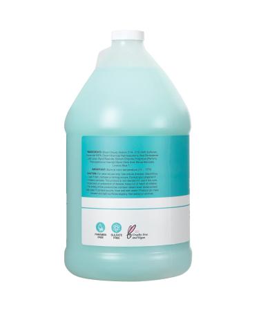 Ginger Lily Farms Club & Fitness Nourishing Body Wash - Ocean Breeze Scent - 1 Gallon Refill | Vegan & Cruelty-Free Bath/Shower Gel for Men and Women - Buy Online on GoSupps.com