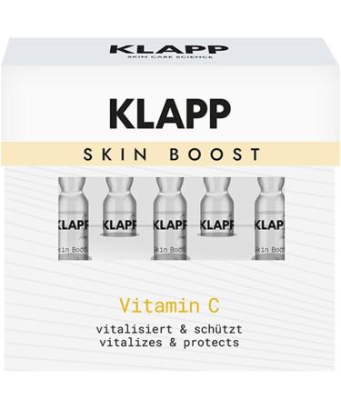 KLAPP Cosmetics Skin Boost vitamine C ampullen 5 x 2 ml - Buy Online on GoSupps.com